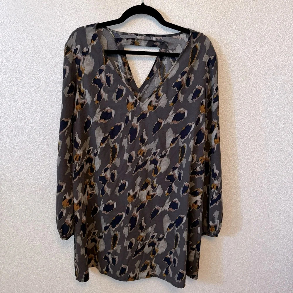 LEITH Long Sleeve Shift Dress